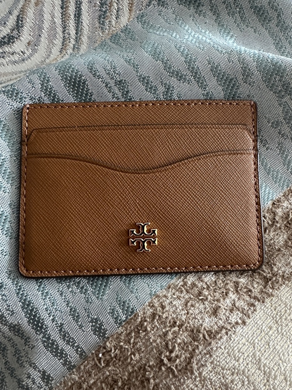 Tory Burch Emerson Slim Card Case- Moose/909